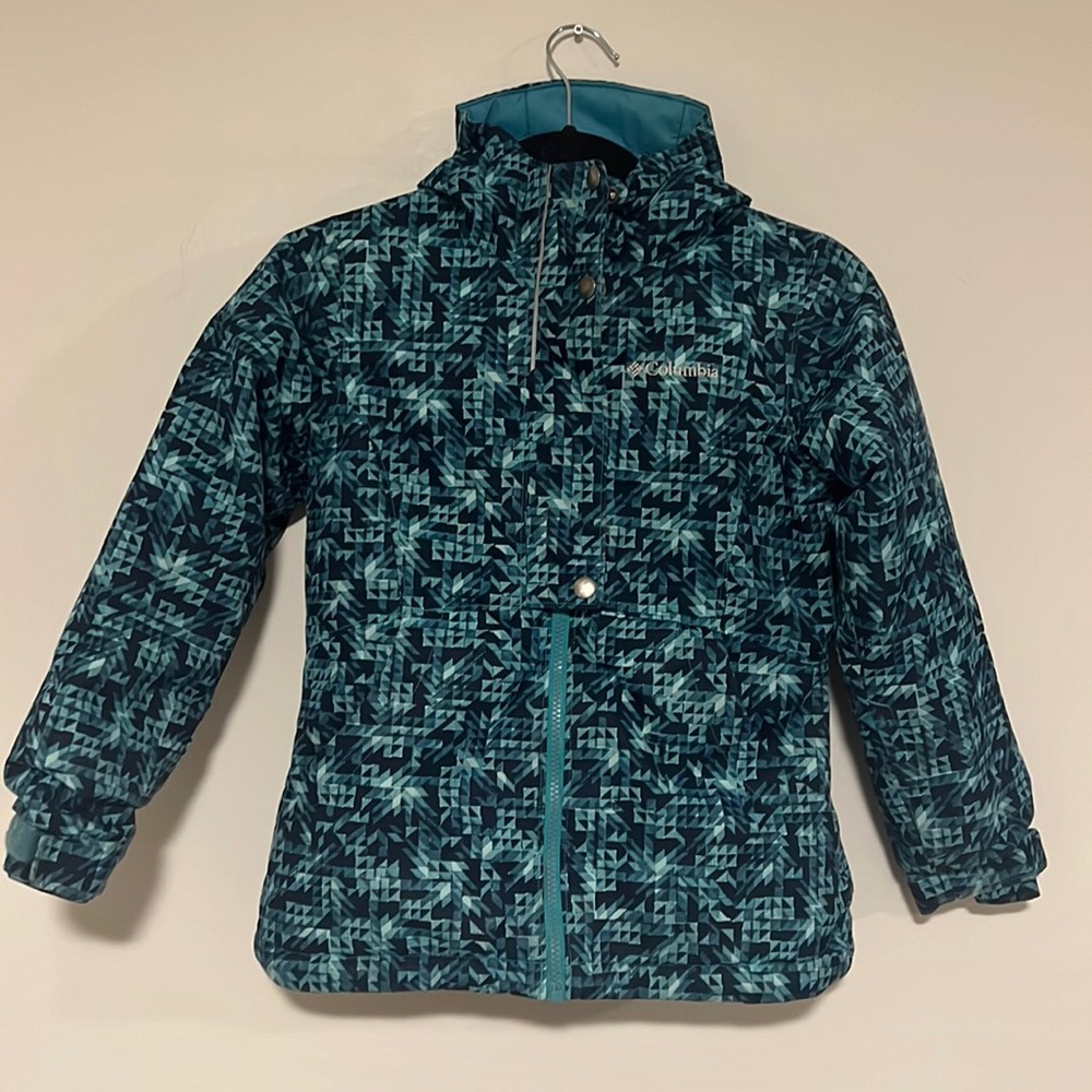 Youth Columbia Hooded Winter Ski Jacket | size 5